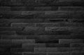 Abstract dark brick wall texture background pattern, Empty brick wall  surface texture. Brickwork painted black color interior old Royalty Free Stock Photo