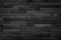 Abstract dark brick wall texture background pattern, Empty brick wall  surface texture. Brickwork painted black color interior old Royalty Free Stock Photo