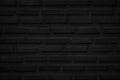 Abstract dark brick wall texture background pattern, Wall brick surface texture. Brickwork painted of black color interior old Royalty Free Stock Photo