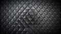 abstract dark geometric texture background. Triangular, tile Wallpaper with 3D Black blocks