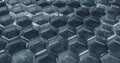 Abstract tech honeycomb background. Royalty Free Stock Photo