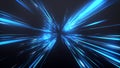 Abstract Dark Glow Blue light rays Background. Royalty Free Stock Photo