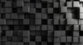 Abstract Dark Gray Cubes Arranged in a Textured Grid Pattern background geometric Royalty Free Stock Photo