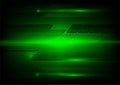 Abstract dark green and light technology design. Vector backdrop