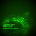 Abstract dark green technical background Royalty Free Stock Photo