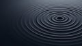 Abstract Dark Grey Concentric Circles Ripple Pattern Background Royalty Free Stock Photo
