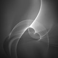 Abstract Dark Grey Flow Curves Background Vector Image Royalty Free Stock Photo