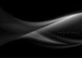 Abstract dark grey smoke waves background Royalty Free Stock Photo