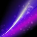 Abstract dark magic color glowing blurred lights background