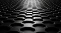 Abstract Dark Metallic Hexagonal Grid Pattern with Dramatic Lighting image photo Royalty Free Stock Photo
