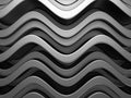 Abstract Dark Metallic Silver Alluminium Background Royalty Free Stock Photo