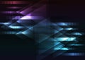 Abstract dark multicolor motion arrow overlap background