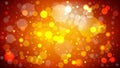 Abstract Dark Orange Bokeh Lights Background Graphic Royalty Free Stock Photo