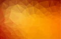 Abstract Dark Orange Polygonal Mosaic Background, Creative Design Templates. Abstract Orange Polygonal Mosaic Background, Creativ