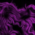 Abstract Dark Purple Gradient Curly Waves Background Royalty Free Stock Photo