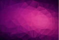 Abstract Dark Purple, Pink vector Low poly crystal background. Polygon design pattern. Low poly illustration, low polygon backgro Royalty Free Stock Photo