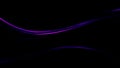 Abstract Dark Purple Waves Background || Looping Animation