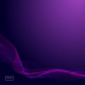 Abstract dark purple waves.