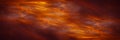 Abstract dark red background. Dramatic fiery bloody sky. Fantastic golden sunset background with copy space for design. Royalty Free Stock Photo