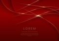 Abstract dark red curve template luxury background with space for text Royalty Free Stock Photo