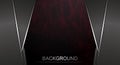Abstract dark red textured background, gray curtains with borders on the sides Royalty Free Stock Photo