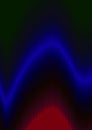 Abstract Dark Wave with Blue and Red Neon Light Effect Royalty Free Stock Photo