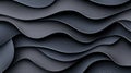 Abstract Dark Wavy Background with Smooth Flowing Layers and Textured Surface Patterns Royalty Free Stock Photo