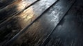 Abstract dark wooden background with light reflection, perfect for design and texture Royalty Free Stock Photo