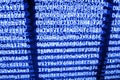 Abstract data bits stream background.
