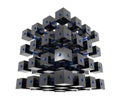 Abstract Data Cubes Royalty Free Stock Photo