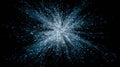 Abstract Data Explosion for Fast Information Distribution Royalty Free Stock Photo