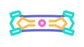 Abstract Data Flow and Digital Network Connection Icon, vector design Generative AI Royalty Free Stock Photo