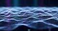 Abstract Data Flow Visualization Royalty Free Stock Photo