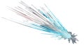 Abstract Data Stream: Comet-like Particle Flow, vector design Generative AI Royalty Free Stock Photo
