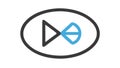 Abstract data stream icon, representing flow or connection, vector design Generative AI Royalty Free Stock Photo