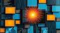 Abstract Data Visualization - Digital Network and Coding Royalty Free Stock Photo