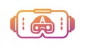 Abstract Data Visualization in Virtual Reality, vector design Generative AI Royalty Free Stock Photo