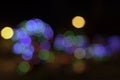 Abstract de-focused colorful lights bokeh Royalty Free Stock Photo