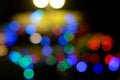 Abstract de-focused colorful lights bokeh