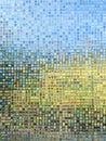 Abstract decorative background of beautiful mosaic tiles Shiny Royalty Free Stock Photo