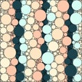 Abstract decorative color Circles of different sizes and colors are randomly placed in background