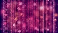 Abstract Decorative Pale Pink Shiny Blurry Focus Flying Sakura Flowers Shapes And Bokeh Light Behind Thread Curtain Lines