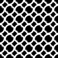 Abstract decorative seamless barbed wire pattern