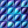 Abstract decorative tiles stacked for seamless background - decoration material - bluish surface