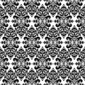 Abstract decorative victorian damask pattern Royalty Free Stock Photo