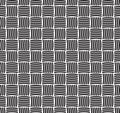 Abstract decorative weaved seamless background. Royalty Free Stock Photo