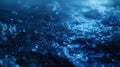 Abstract Deep Blue Sea Water Surface Texture Background. Ocean Waves Royalty Free Stock Photo
