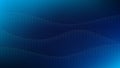 Abstract deep data technology background with dot wave pattern symbolizing advanced data analytics, big data flow, artificial Royalty Free Stock Photo
