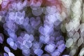 Abstract defocus heart shape light bokeh background Royalty Free Stock Photo