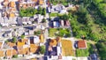 Residential house located in the hills - stock photo